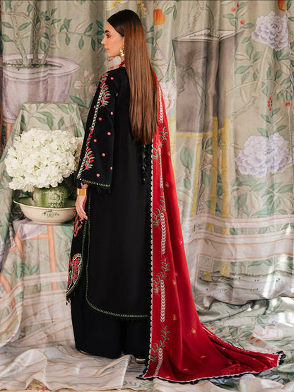 Mahnur Secret Garden Karandi Embroidered Stitched 3-Piece Suit–SG-005