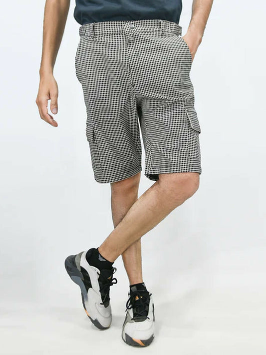 Jupiter Printed Gridlock Edition Cargo Shorts-15134
