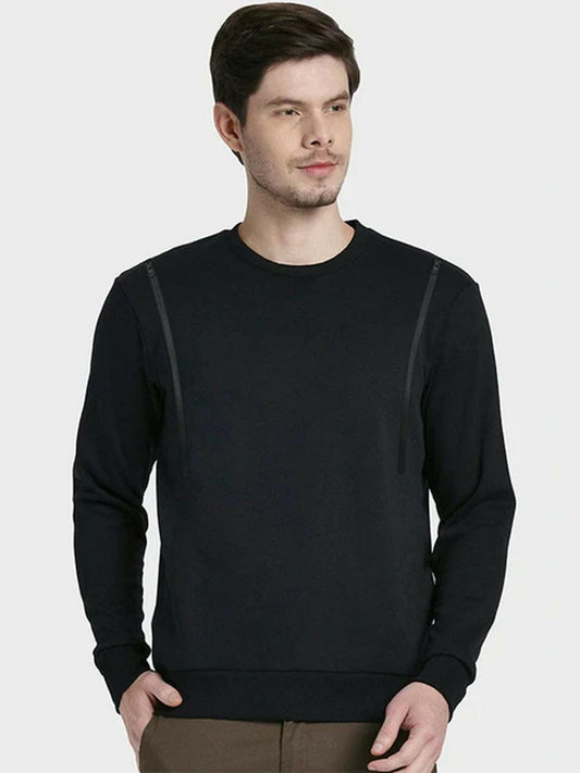 Funky's Two Side Front Zips High Street Sweat Shirts-11905