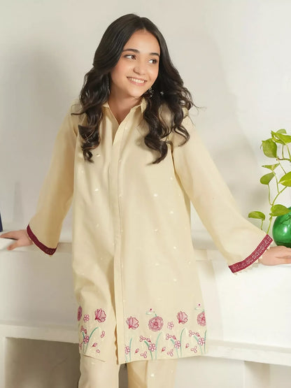 Panache Apparel Noore Eid Edit Lawn Embroidered Co-Ord Set-Mini