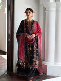 Hussain Rehar Luxury Lawn'25 Embroidered Unstitched 3-Piece Suit-Bliz