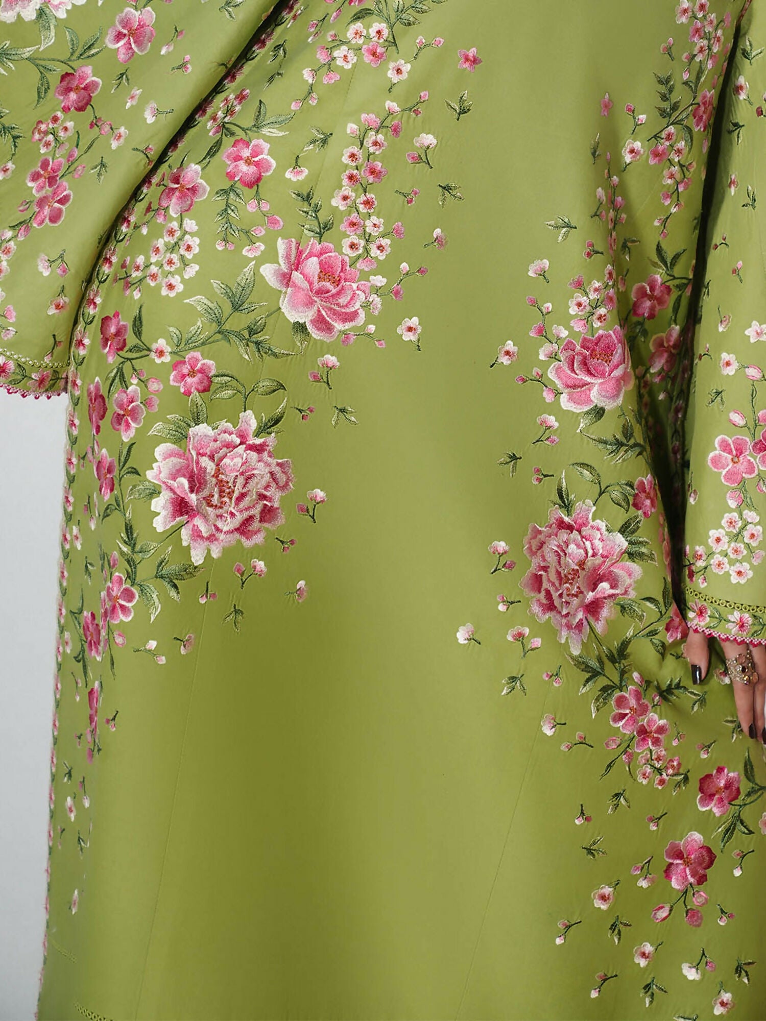 Jugnu by Hussain Rehar The Reserved View SS/Edit I Cotton Embroidered Unstitched 3-Piece Suit-Chaman
