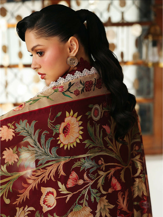 Binilyas Lumina Summer Lawn Embroidered Unstitched 3-Piece Suit-L76-A