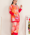 Panache Apparel Bloomie Silk Lawn Printed Stitched Suit-Fluffie