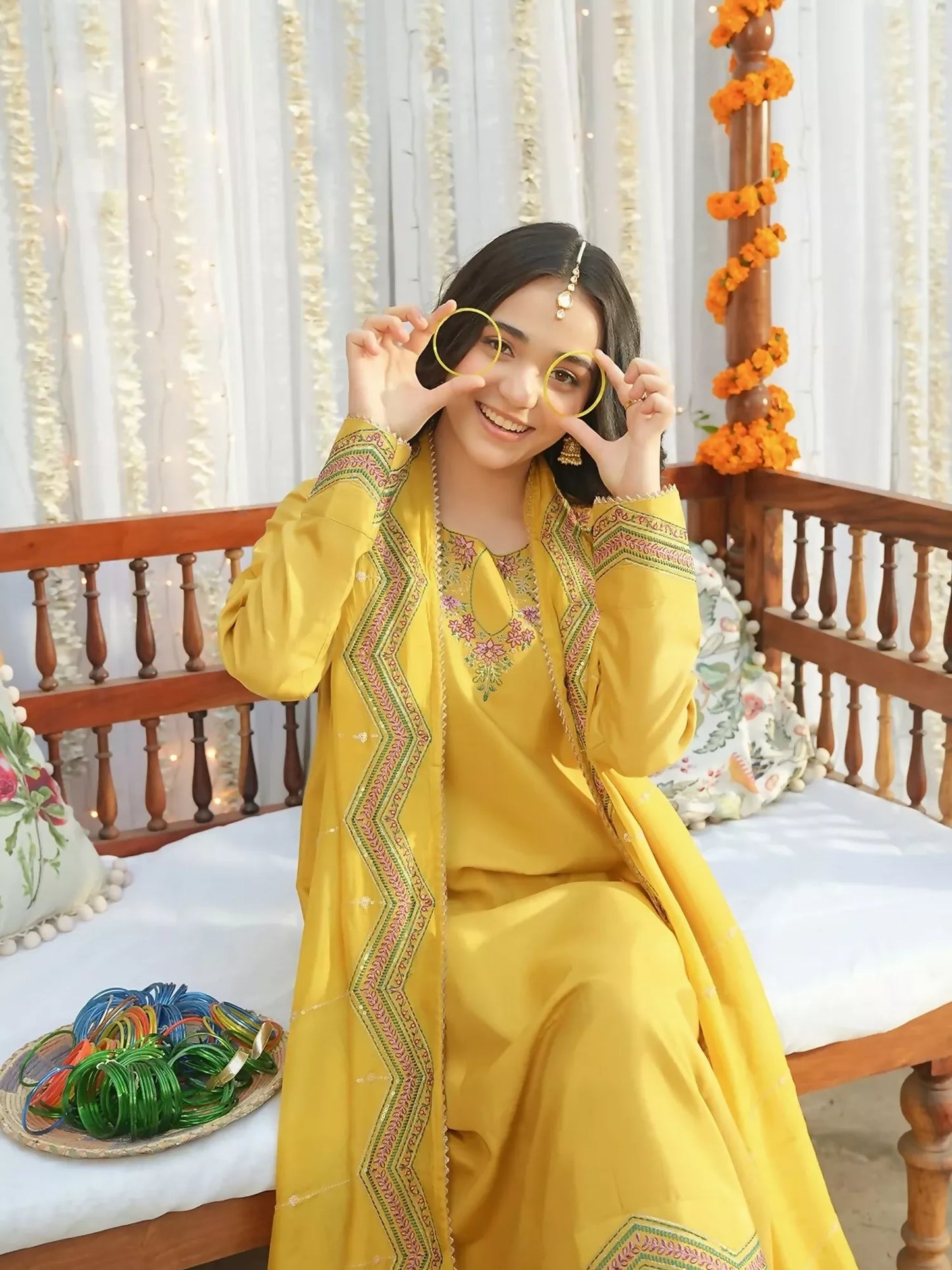 Panache Apparel Noore Eid Edit Sheesha Silk Embroidered Stitched Suit-Zivaa