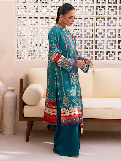 Binilyas Kotrai Embroidered Unstitched 3-Piece Suit-793-A
