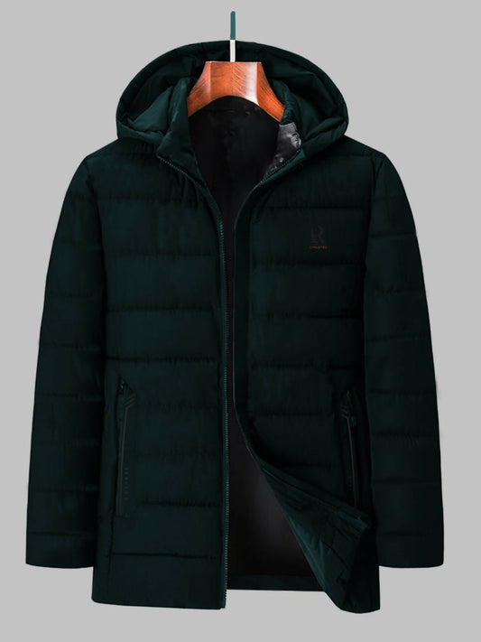 Funky Imported Athletes Heavy Thick Padded Puffer Hooded Jackets For Mens-14837