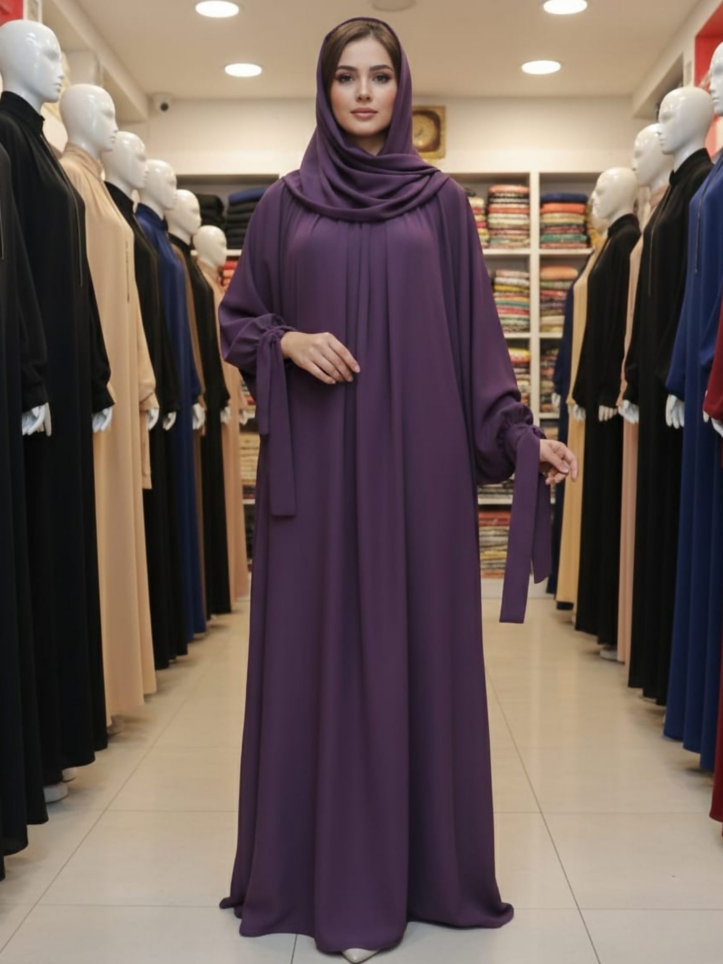 Islami Hijab Centre Haya Premium Series Imported Nida Abaya Set