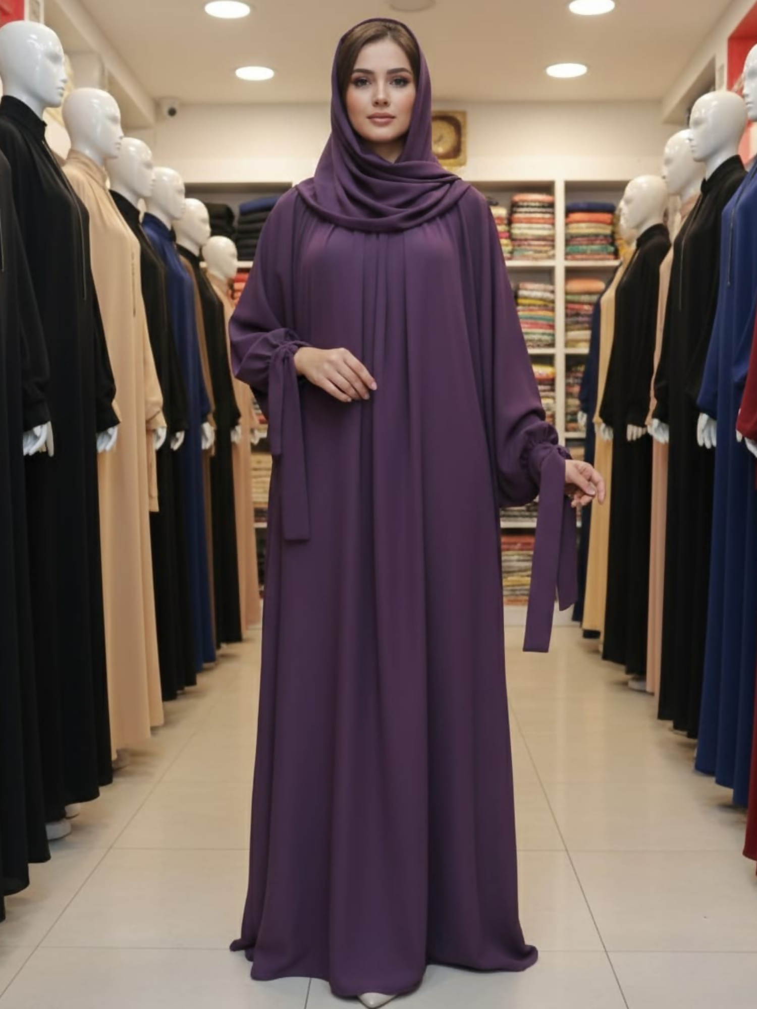 Islami Hijab Centre Haya Premium Series Imported Nida Abaya Set