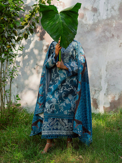 Parishay Rang e Sarma Khaddar Embroidered Unstitched 3-Piece Suit-SAR-01