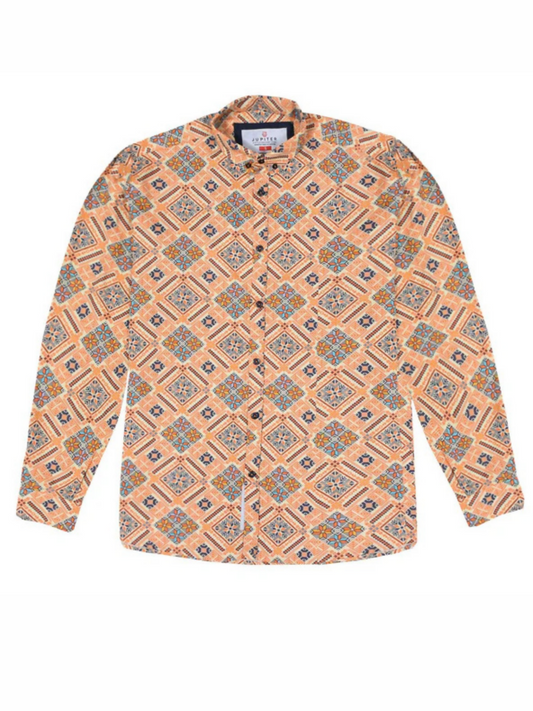 Jupiter Protected Square Printed Shirt-11534