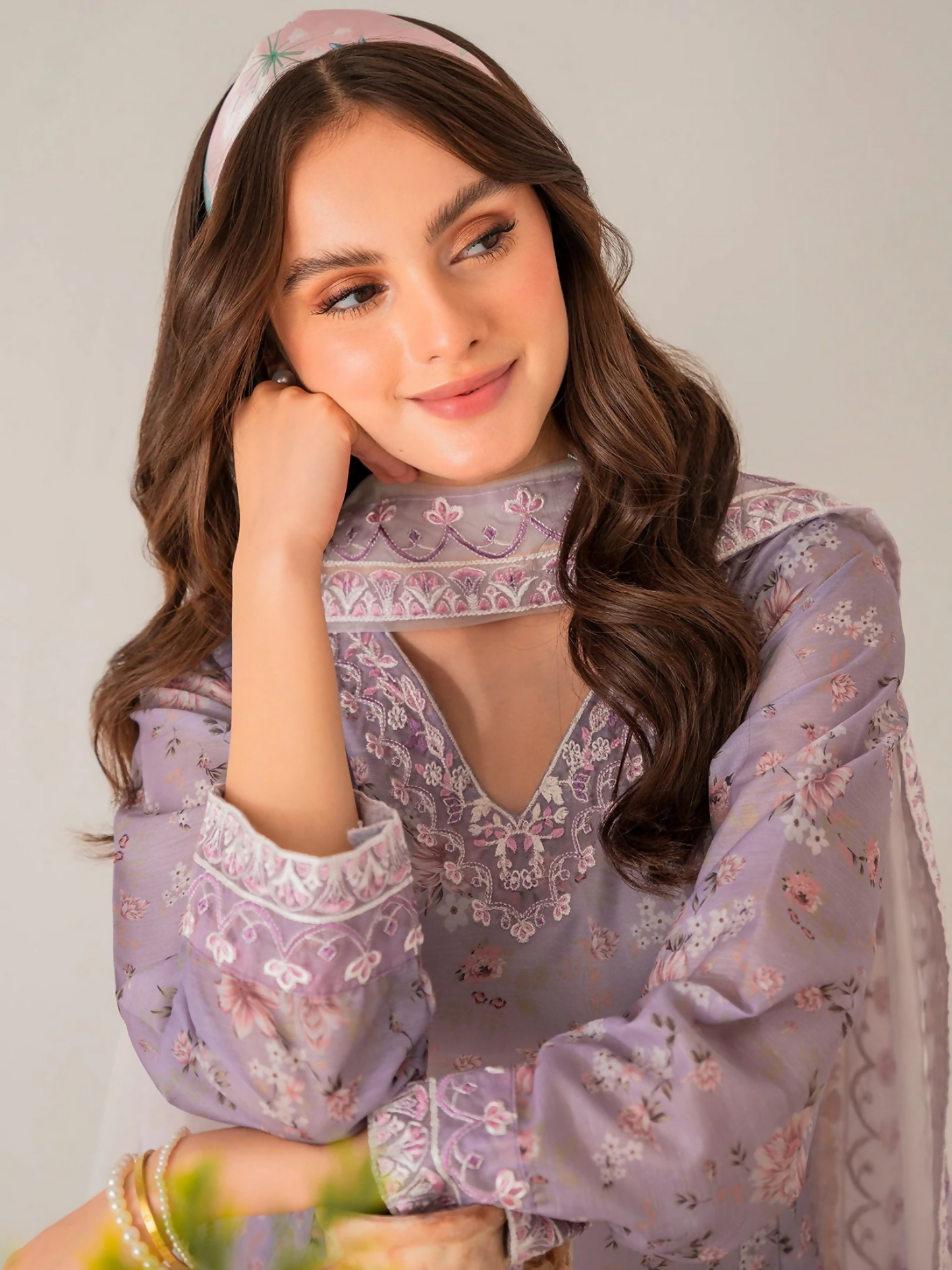 Panache Apparel Daily Essentials RTW Lawn Printed Embroidered Stitched Suit-Florentina