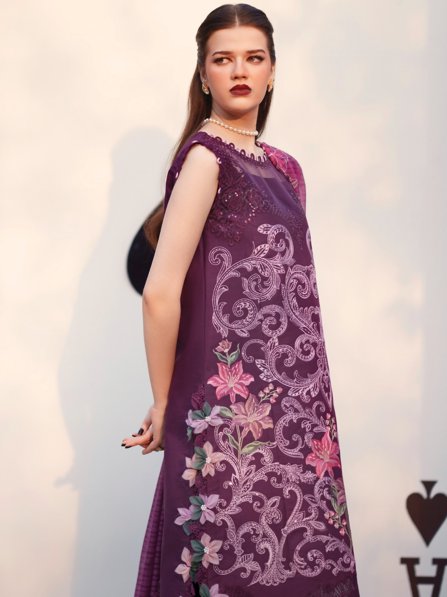 Parishay Summer Queen Lawn Embroidered Unstitched 3-Piece Suit-SQ-07