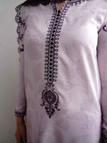 Binilyas Noura Viscose Embroidered Unstitched 3-Piece Suit-73-A