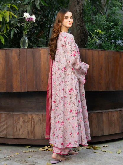 Panache Apparel Khaddar Printed Stitched Suit-Rosabel