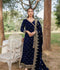 Panache Apparel Velvet Edit Micro Velvet 9000 Embroidered Stitched Suit-Lamisa