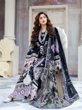 Mahnur Sophie Luxury Lawn Embroidered Unstitched 3-Piece Suit-Lila