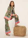 Shiza Hassan SH West Korean Raw Silk Printed Co-Ord Set-Aylin