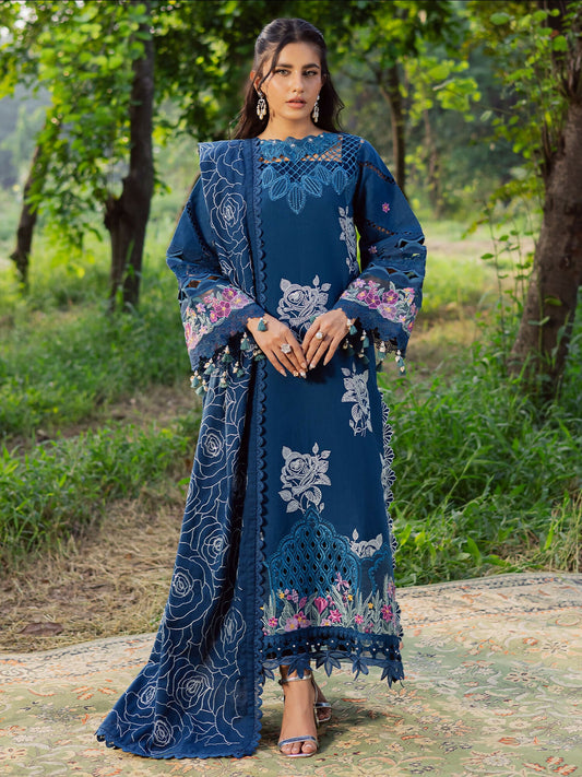 Parishay Winterwood Tales Khaddar Embroidered Unstitched 3-Piece Suit- WW - 12