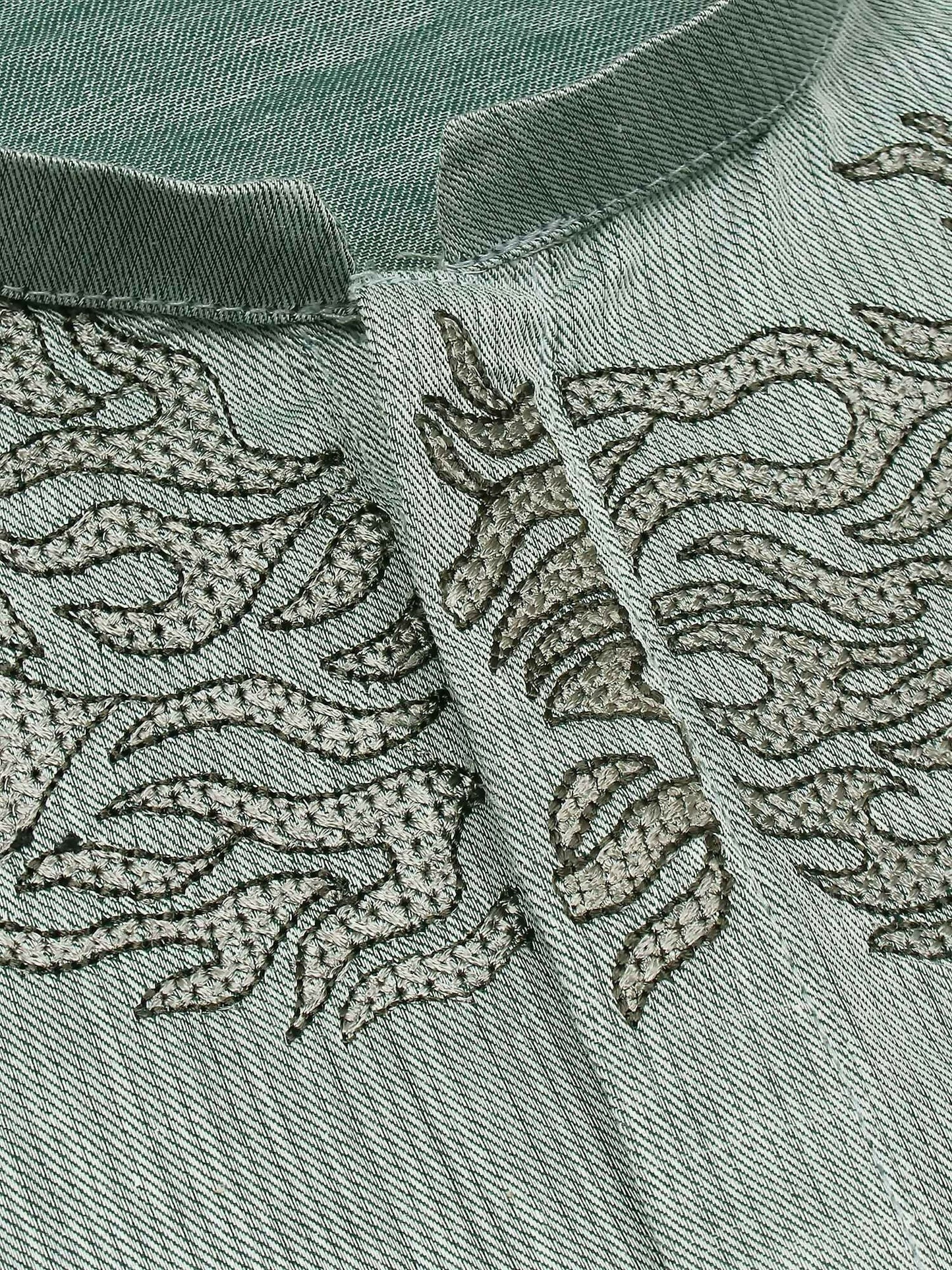 Velvour Boys Cotton Embroidered Stitched Kurta-VB202-B