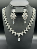 H&A Jewellery One Carat Silver Rhodium Plated Jewellery Set