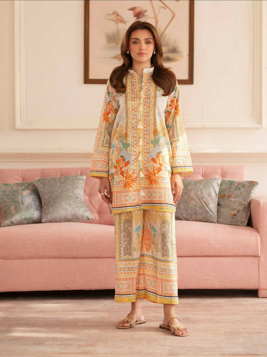 Mahnur Noir Lawn'26 Printed Unstitched 2-Piece Suit-N-05