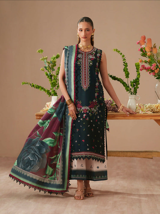 Binilyas Jojo Summer'26 Lawn Embroidered Unstitched 3-Piece Suit-81A