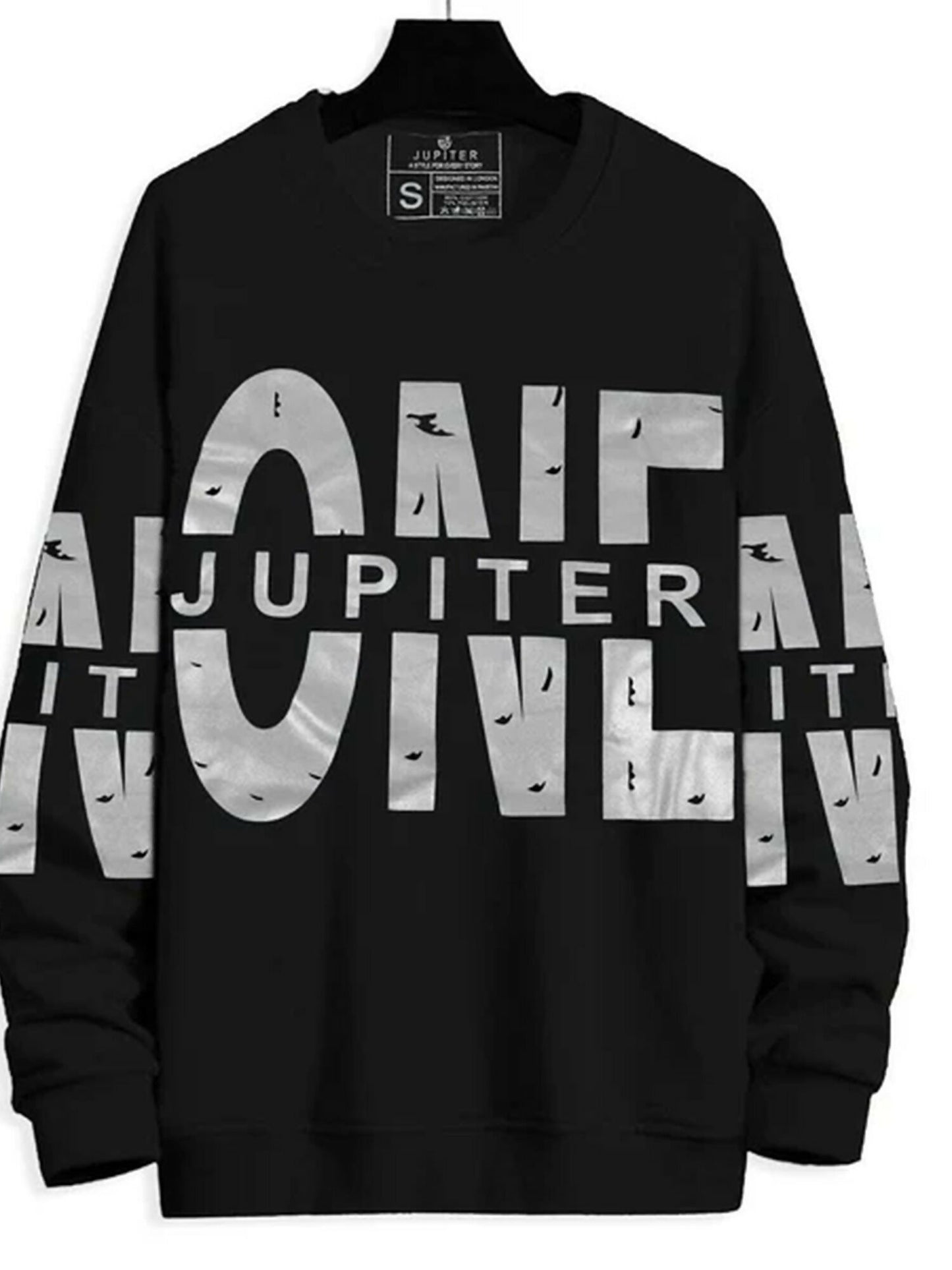 Jupiter One Gloss Print Trendy Sweat Shirt-11767