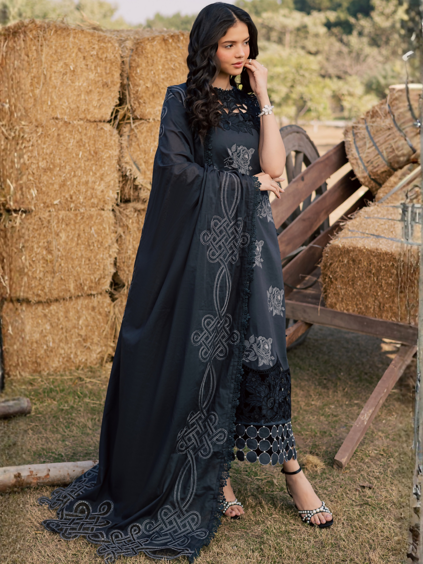 Parishay Summer Queen Vol 2 Lawn Embroidered Unstitched 3-Piece Suit-SQU-14