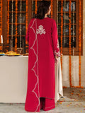 Panache Apparel Noore Eid Edit Raw Silk Embroidered Stitched Suit-Zariah
