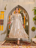 Ruby's Couture Poshak Tissue Embellished Stitched 3-Piece Suit-Deewani