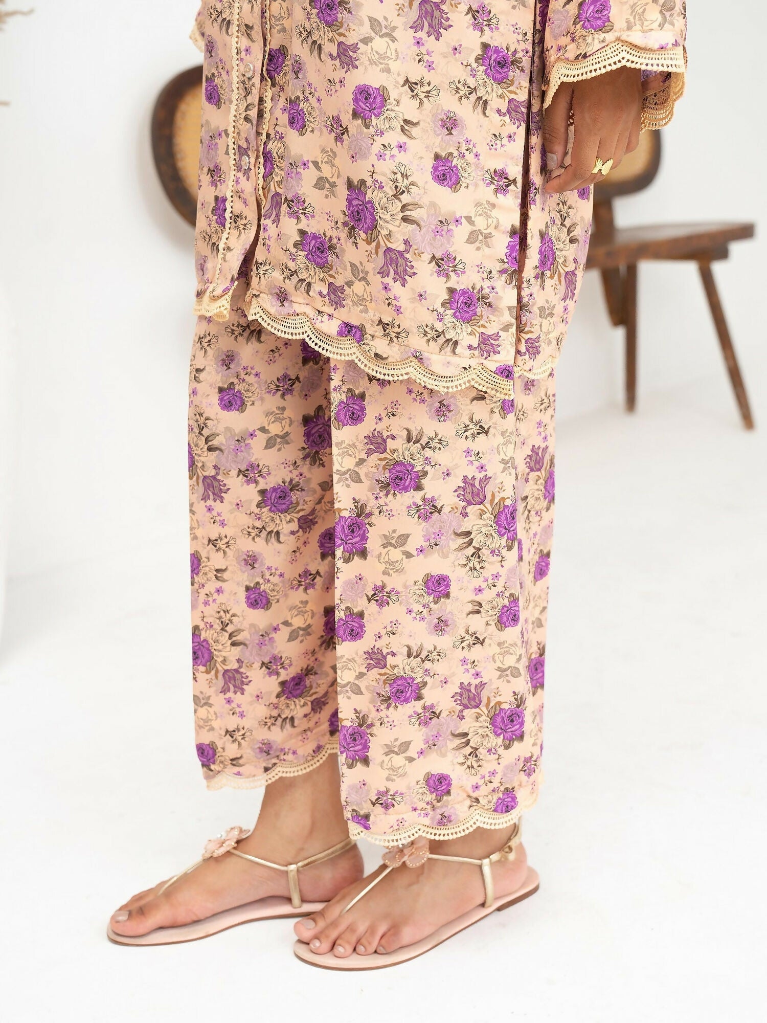 Panache Apparel Florise Lawn Printed Co-Ord Set-Maive