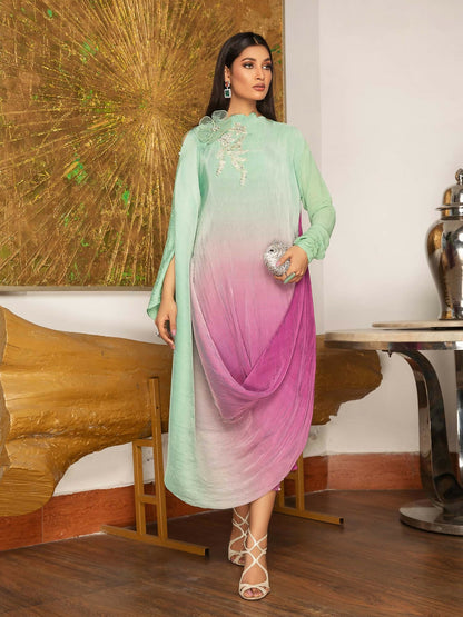 Shiza Hassan Sublime Luxury Pret Silk Embellished Stitched 2-Piece Suit-Aurila