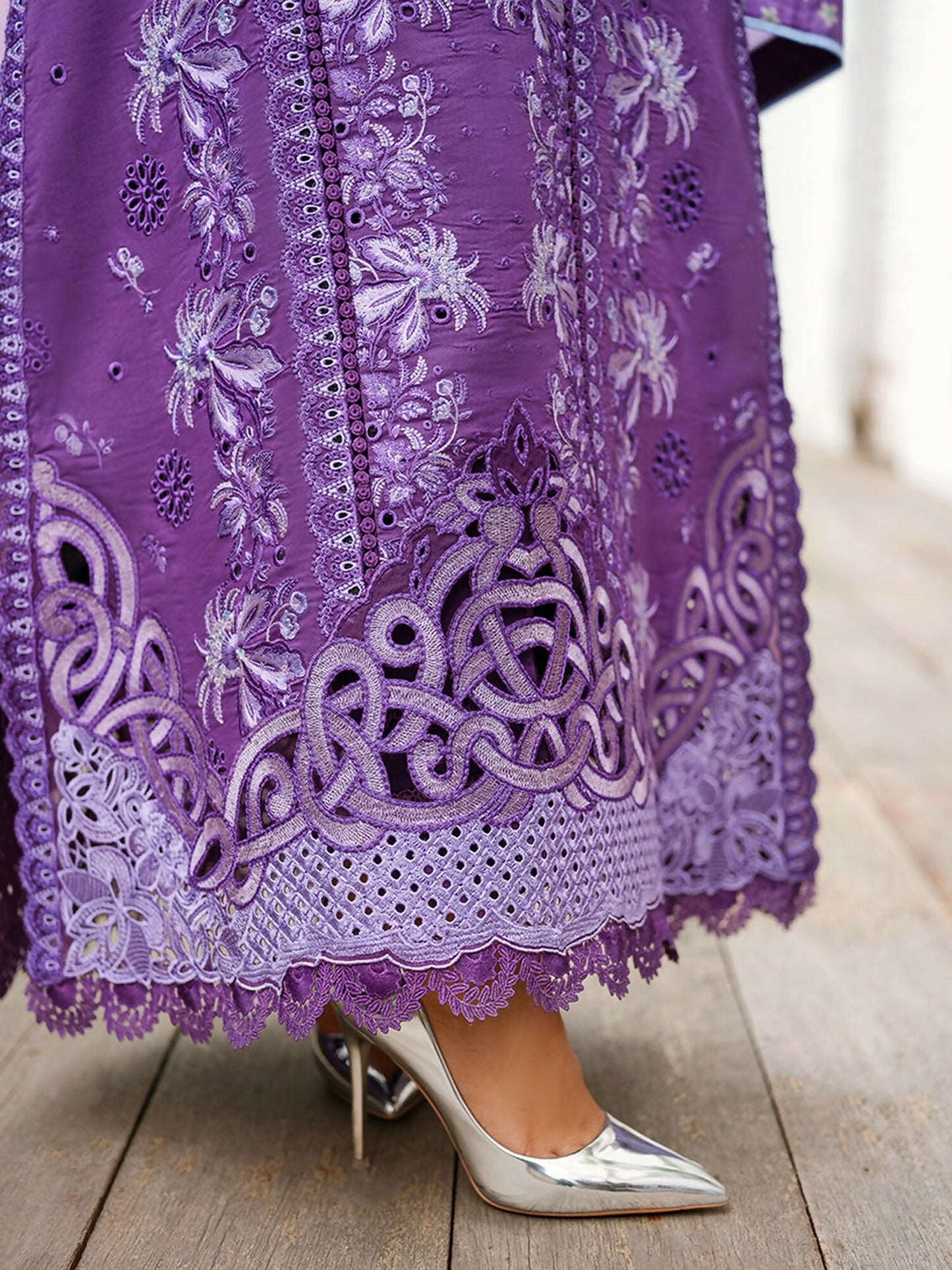 Mushq A Moi Luxury Lawn Embroidered Unstitched 3-Piece Suit-Lovers Lane