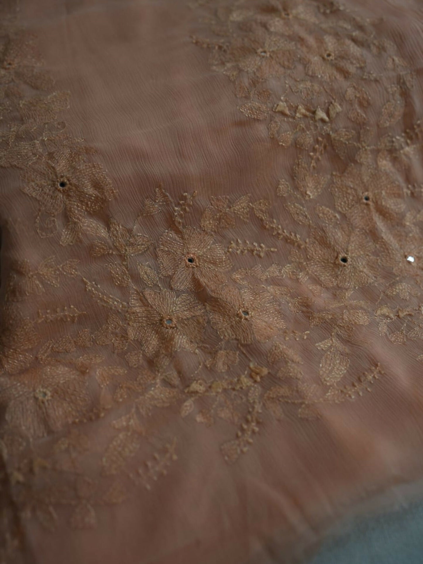 AB Hand Embroideries Chiffon Embroidered Unstitched 2-Piece Suit