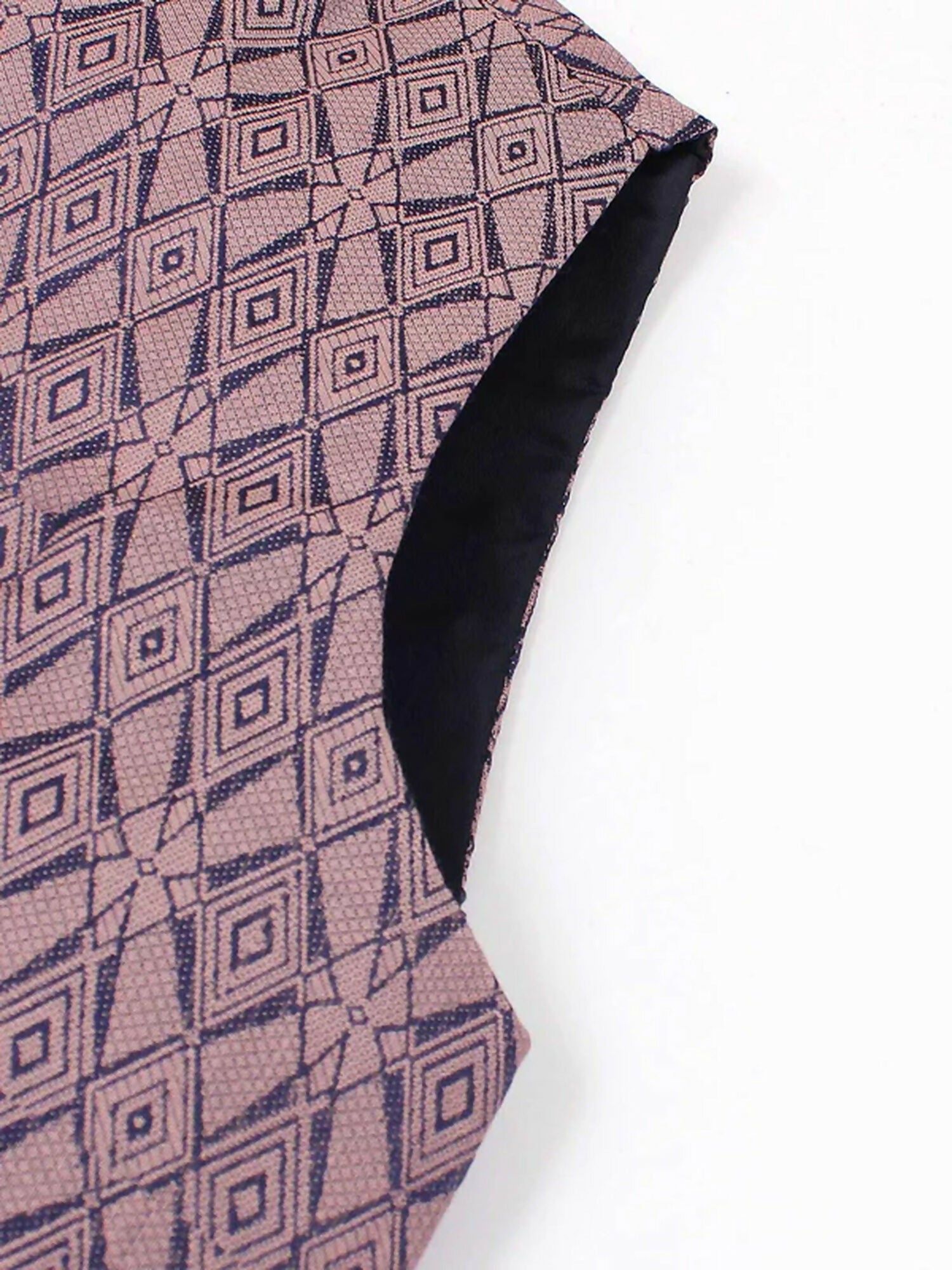 Velvour Boys Jacquard Printed Waistcoat-VW05-A