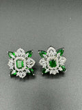 H&A Jewellery One Carat Silver Rhodium Plated Earrings