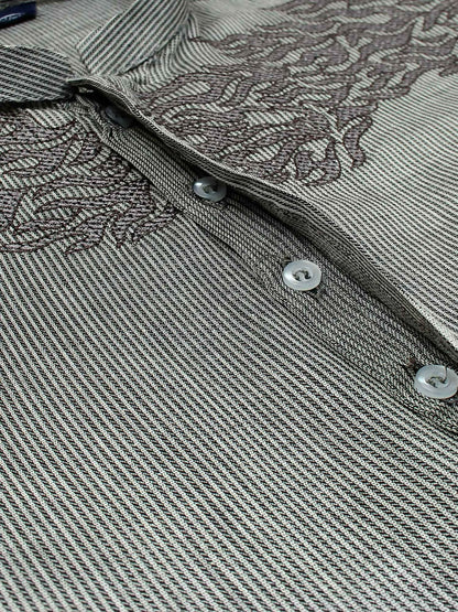 Velvour Boys Cotton Embroidered Stitched Kurta-VB202-C