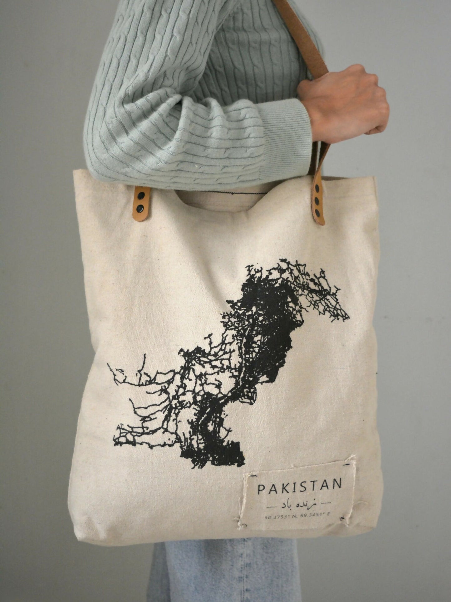 MappedPK Pakistan Mapped Tote Bag