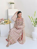Ruby's Couture Wedding Collection Pure Silk Embellished Stitched 3-Piece Suit-Mastani