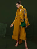 Hussain Rehar Basic Not Basic I Organza Embellished Stitched 4-Piece Suit-Holly Hock