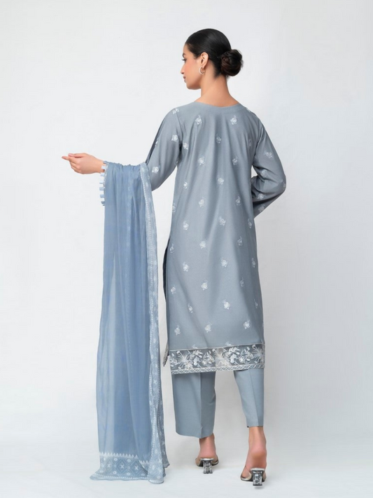 Imran Aftab Maya Winter Karandi Embroidered Unstitched 3-Piece Suit-IAKC-UF-27