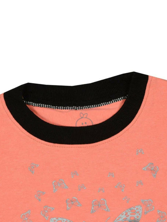 Funky's Kid's Butterfly Printed Sweat Shirt-10205