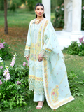 Mahnur Sophie Luxury Lawn Embroidered Unstitched 3-Piece Suit-Calista