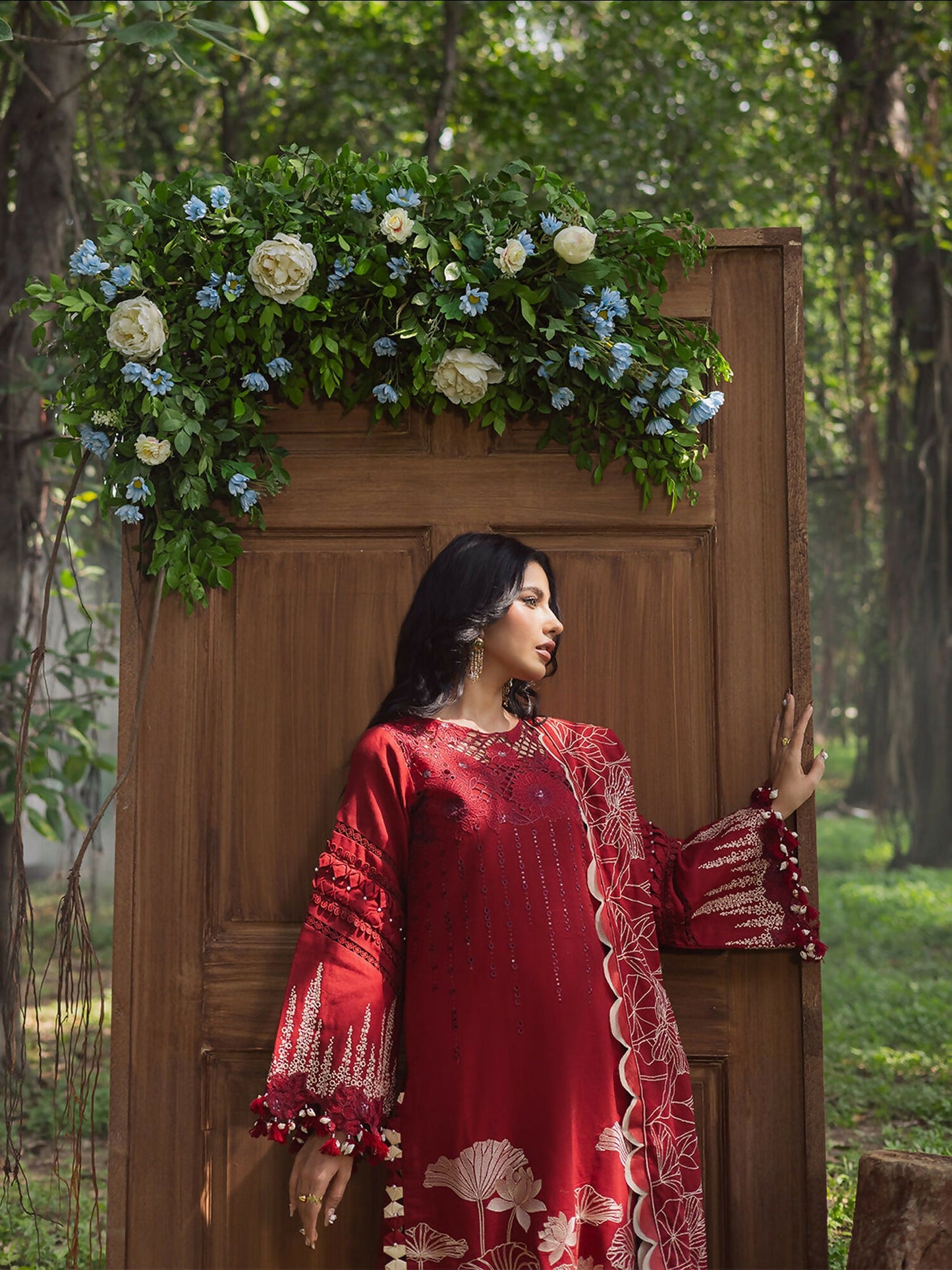 Parishay Winterwood Tales Khaddar Embroidered Unstitched 3-Piece Suit- WW - 03