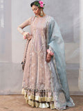 Hussain Rehar Darlings Festive 25'Organza Embroidered Unstitched 3-Piece Suit-Ziniya