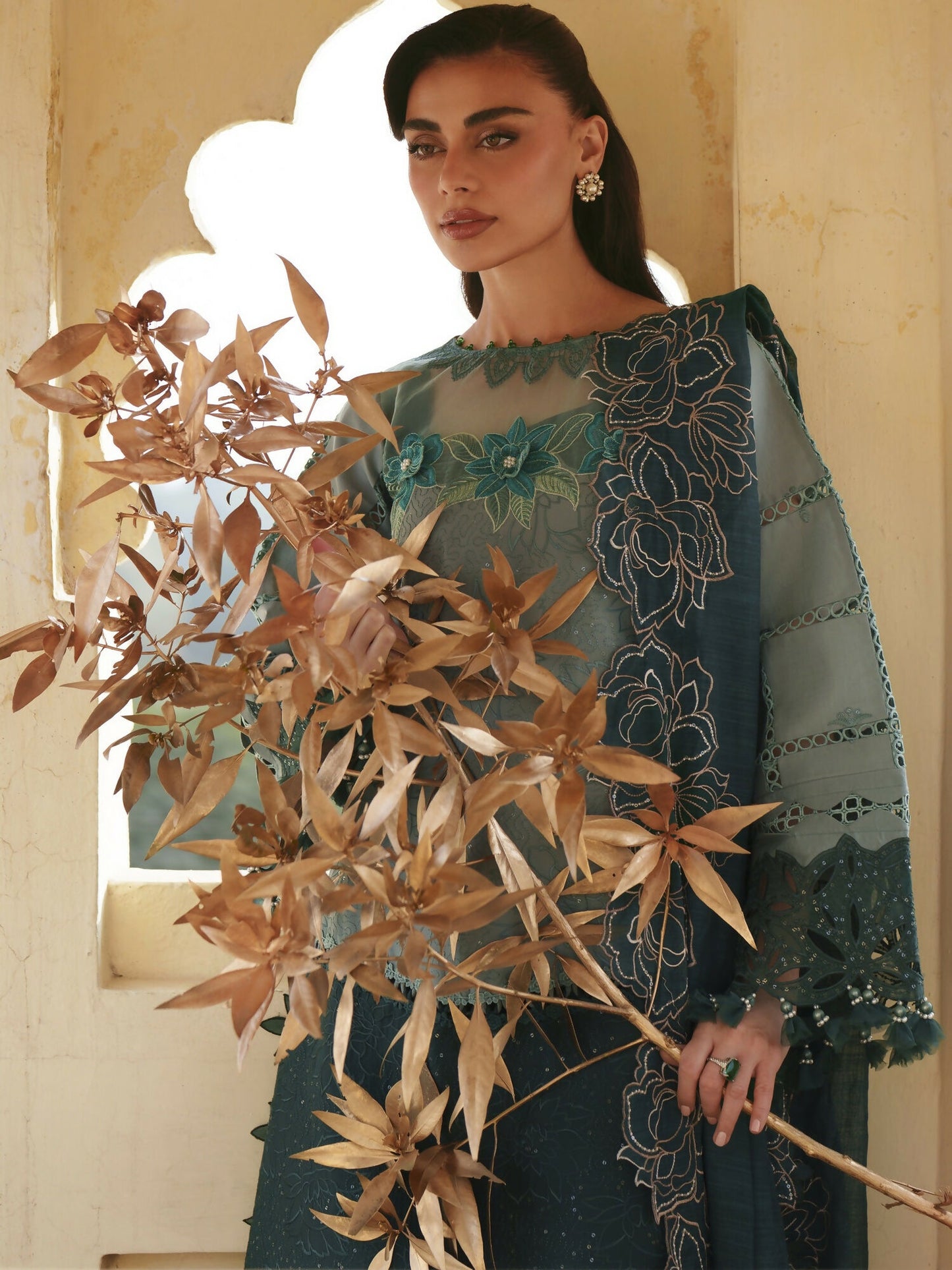 Parishay Shangrila Lawn Embroidered Unstitched 3-Piece Suit-SLA-07