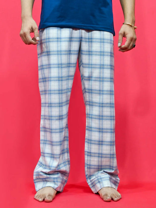 Funky's Printed Checked Loungewear Trouser-14623