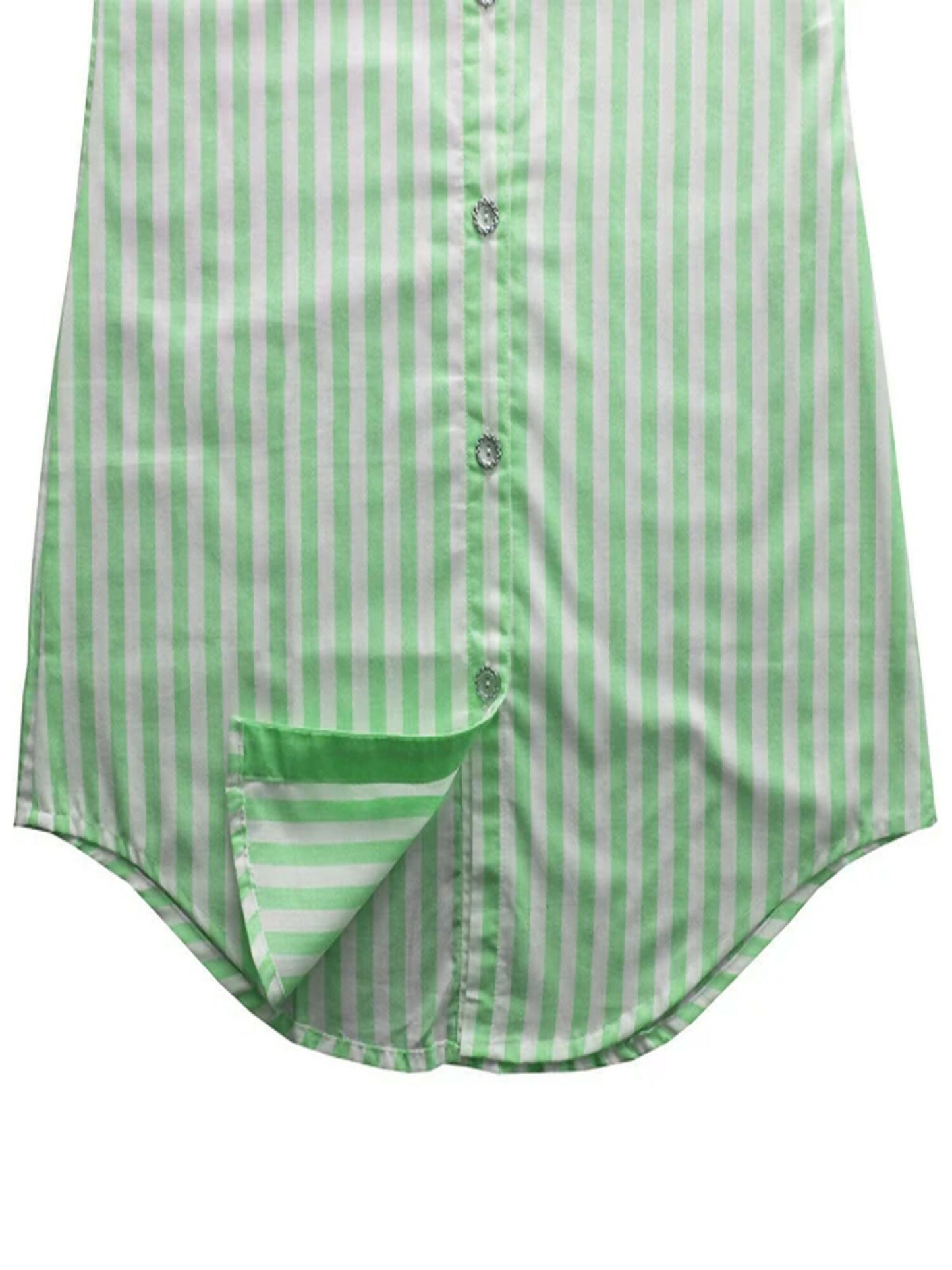Funky's Plain Vertical Stripe Top-6272