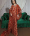 Hussain Rehar Basic Not Basic 3 Raw Silk Embellished Stitched 2-Piece Suit-Flamme